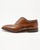 Brown Sapatos Clássicos Atacadores G.EUA Picos Mel Brilho 100% Leather