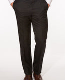 Dark Grey Classic Trousers Regular 100% Wool