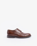 Dark Brown Derby Shoes 100% Leather