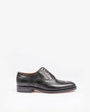 Black Oxford Sport Shoes 100% Leather