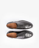 Black Oxford Sport Shoes 100% Leather