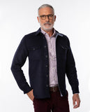 Camisa Casual em Azul Escuro
