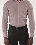 Camisa Clássica 100% Algodão em Encarnado Escuro