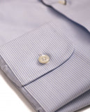 Camisa Clássica 100% Algodão em Azul Claro