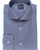 Camisa Clássica 100% Algodão em Azul Escuro