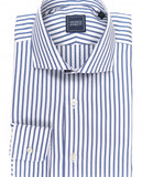Camisa Clássica 100% Algodão em Azul Escuro