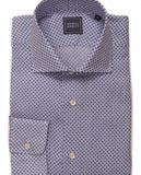 Camisa Clássica 100% Linho em Azul Claro
