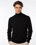 Black Turtleneck 100% Merino Wool