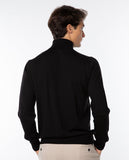 Black Turtleneck 100% Merino Wool