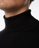 Black Turtleneck 100% Merino Wool