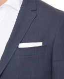 Dark Blue Sports Jacket 100% Linen
