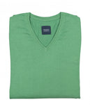 Camisola Decote em V em Verde