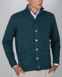 Casaco de Malha 100% Lã em Verde