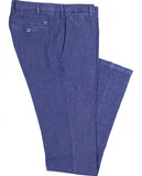 Calças Chinos Soft Slim em Azul Escuro
