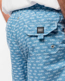 Petrol Blue Swim Shorts 100% Poliester