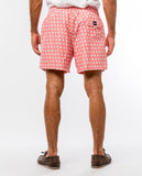 Dark Red Swim Shorts 100% Poliester