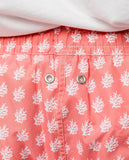 Dark Red Swim Shorts 100% Poliester