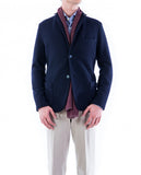 Dark Blue Sports Jacket 100% Flece wool