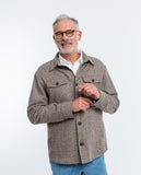 Camisa Casual em Castanho Claro