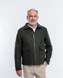 Dark Green Jacket 100% Flece wool