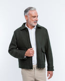 Dark Green Jacket 100% Flece wool