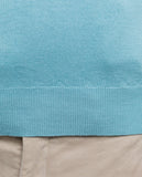 Light Green V Neck Sweater 100% Merino Wool