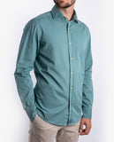 Camisa Casual 100% Algodão em Verde