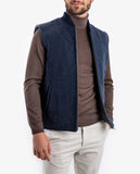 Dark Blue Vest 100% Wool