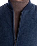 Dark Blue Vest 100% Wool
