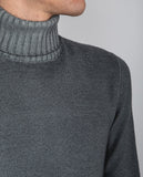 Dry Green Turtleneck 100% Flece wool