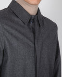 Dark Grey Gabardine