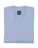 Light Blue V Neck Sweater