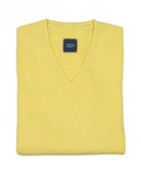 Light Yellow V Neck Sweater