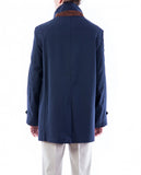 Gabardine em Azul Escuro