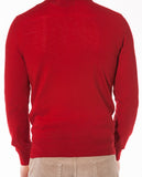 Camisola 100% Lã em Encarnado Escuro