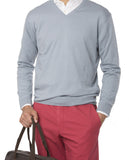 Light Blue V Neck Sweater