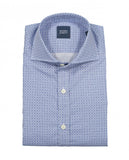 Camisa Casual 100% Algodão em Azul