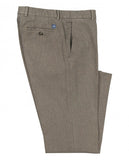 Calças Chinos Soft Slim em Castanho