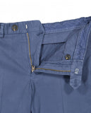 Calças Chinos Soft Slim em Azul Escuro