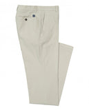 Calças Chinos Soft Slim em Bege Claro