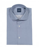 Camisa Clássica 100% Algodão em Azul Escuro
