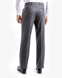 Grey Classic Trousers Regular 100% Wool
