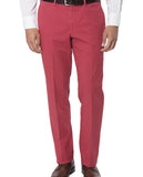 Red Regular Chino Trousers