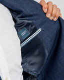 Dark Blue Sports Jacket 100% Linen