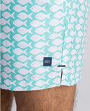 Green Swim Shorts 100% Poliester