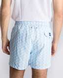 Light Blue Swim Shorts 100% Poliester