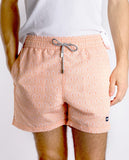 Light Orange Swim Shorts 100% Poliester