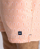 Light Orange Swim Shorts 100% Poliester