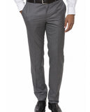 Grey Classic Trousers Soft Slim 100% Wool