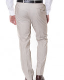 Dark Beige Classic Trousers Regular 100% Cotton